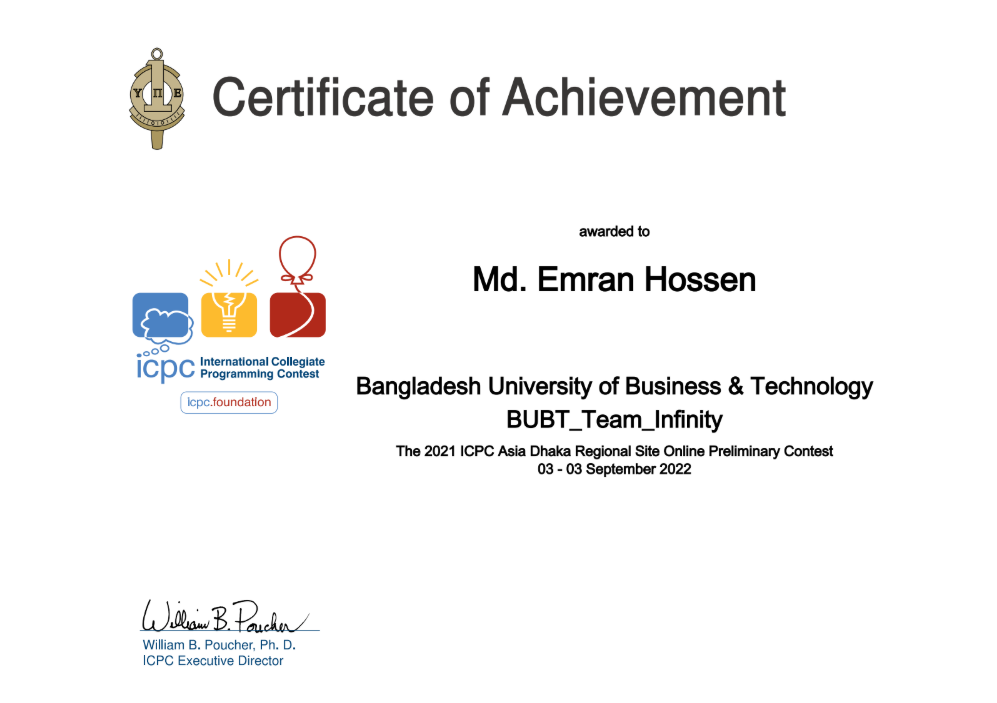 Technical Training Certificate